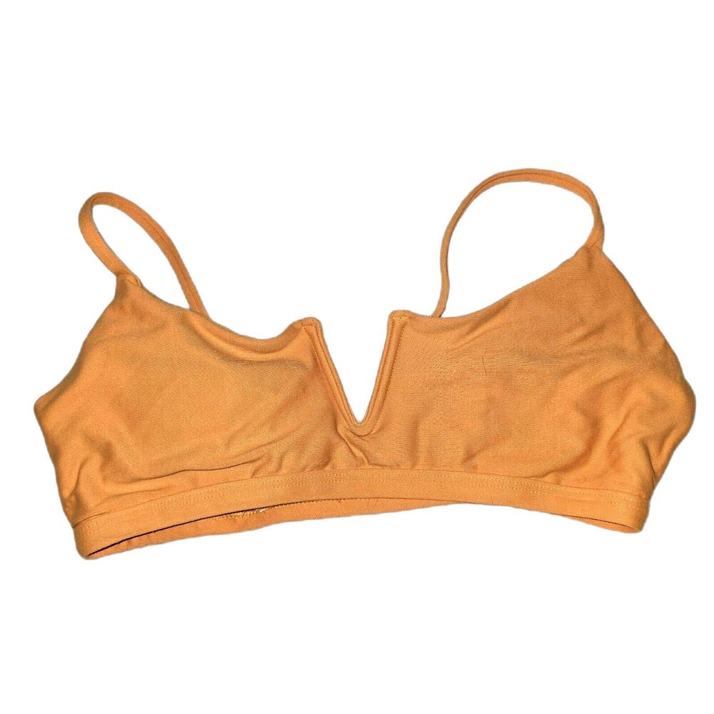 Midori Peach (Orange) Mer Bikini Top Size Medium